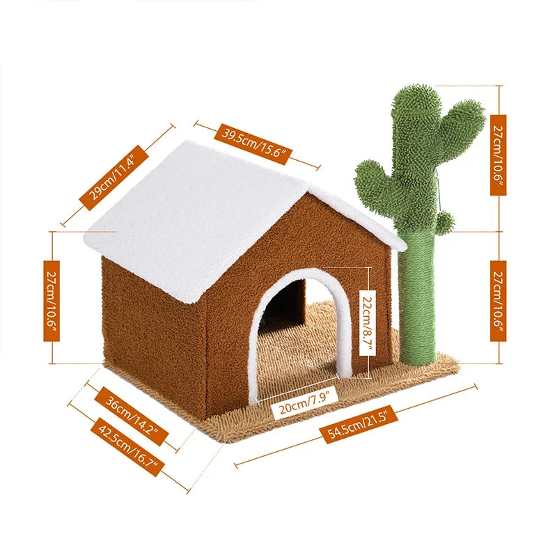 Maison chat cactus - CactouZen