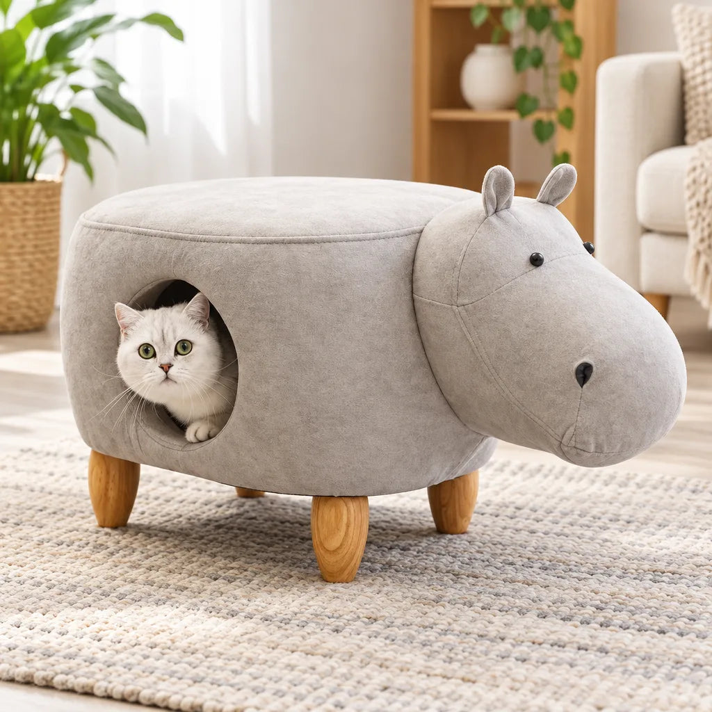 Meuble chat hippopotame | Hippoly