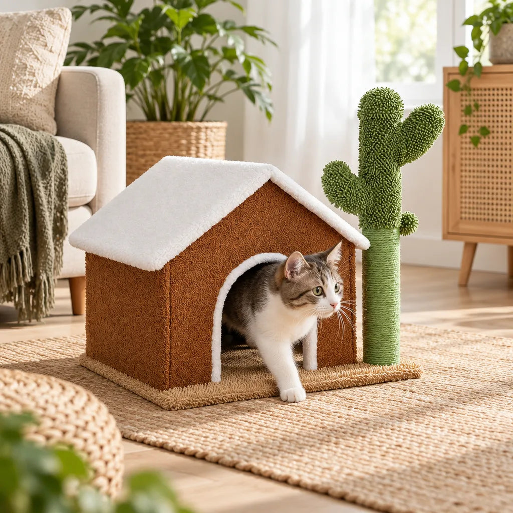 Maison chat cactus - CactouZen