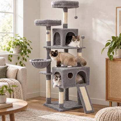 Arbre chat gris | NidFélin