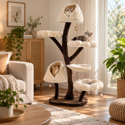 Arbre chat fleur | FloriCat