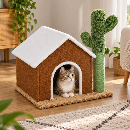 Maison chat cactus - CactouZen