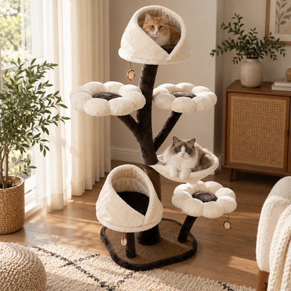 Arbre chat fleur | FloriCat