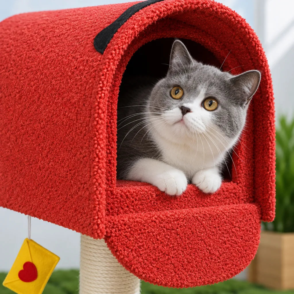Arbre chat boîte | Poste Félin