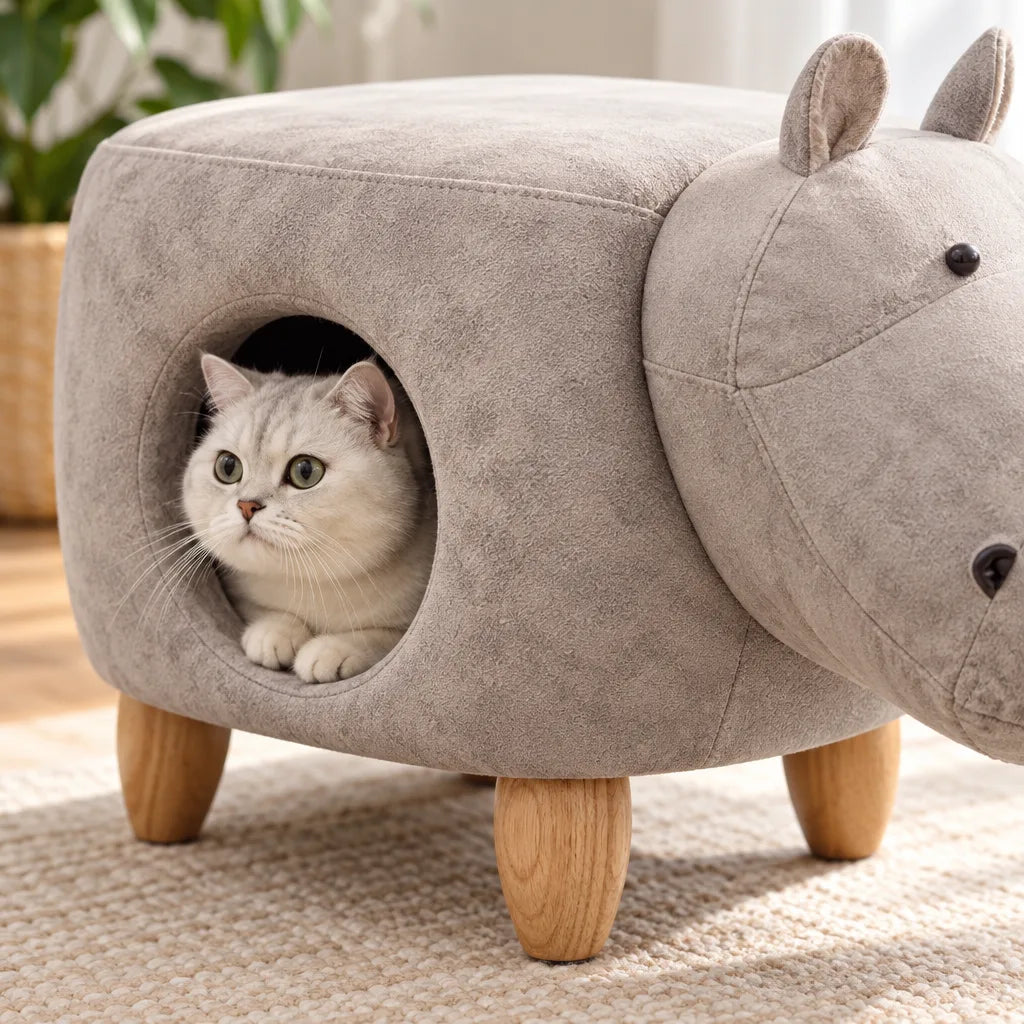 Meuble chat hippopotame | Hippoly