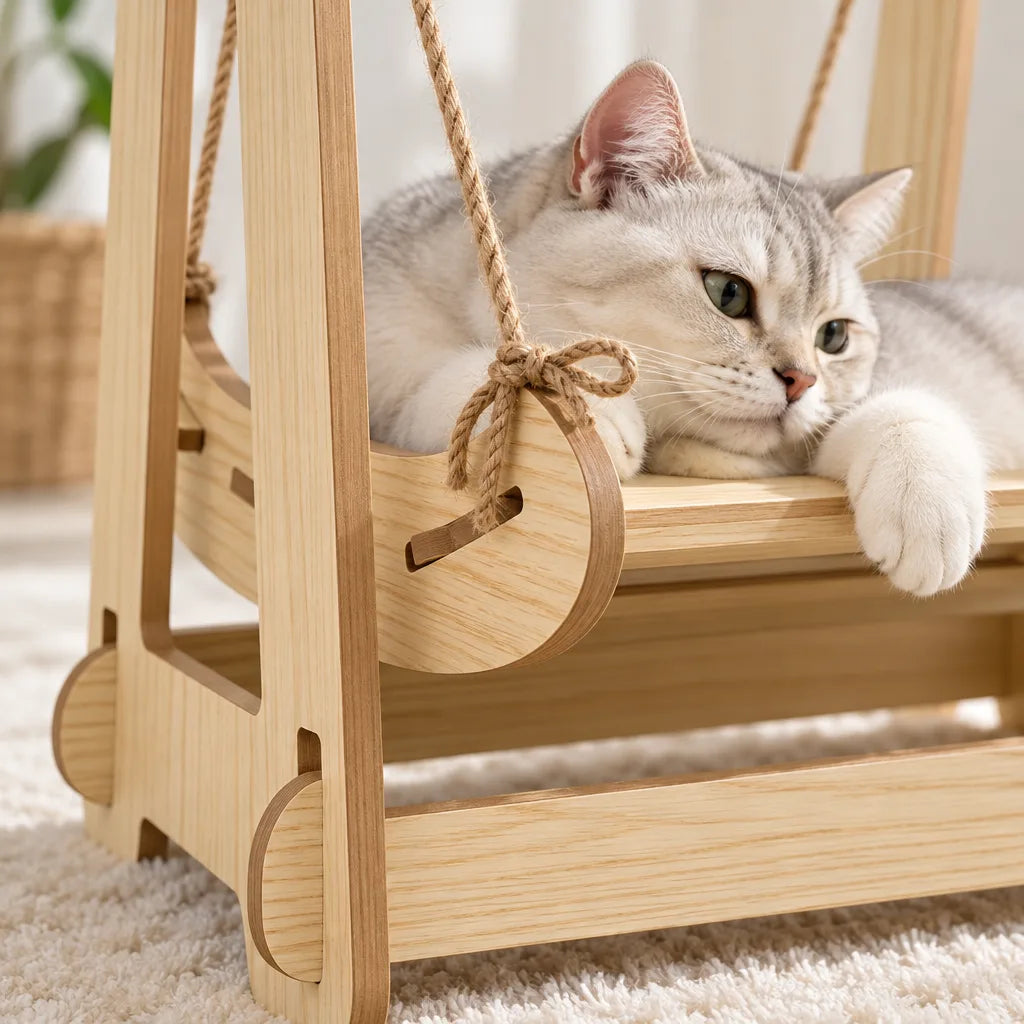 Chaise bascule chat - Balanca